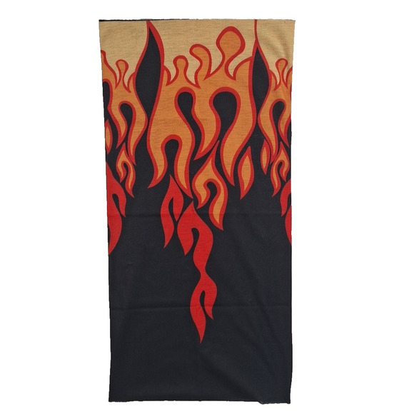 Red And Orange Flames Thermal Function Tube Neck Snood/Gator - Picture 1 of 2